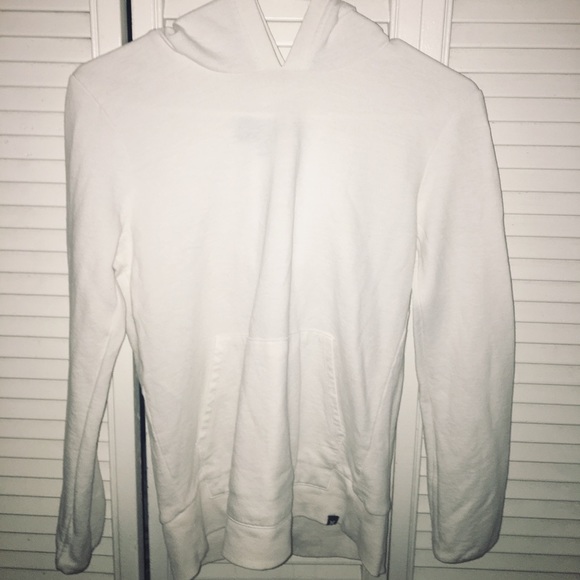 Hurley Tops - solid white hurley hoodie